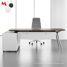 Muebles de oficina individuales de la mesa del presidente simple y moderna